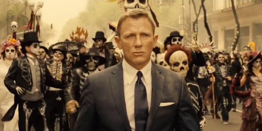 The Day of the Dead opening scene in Spectre