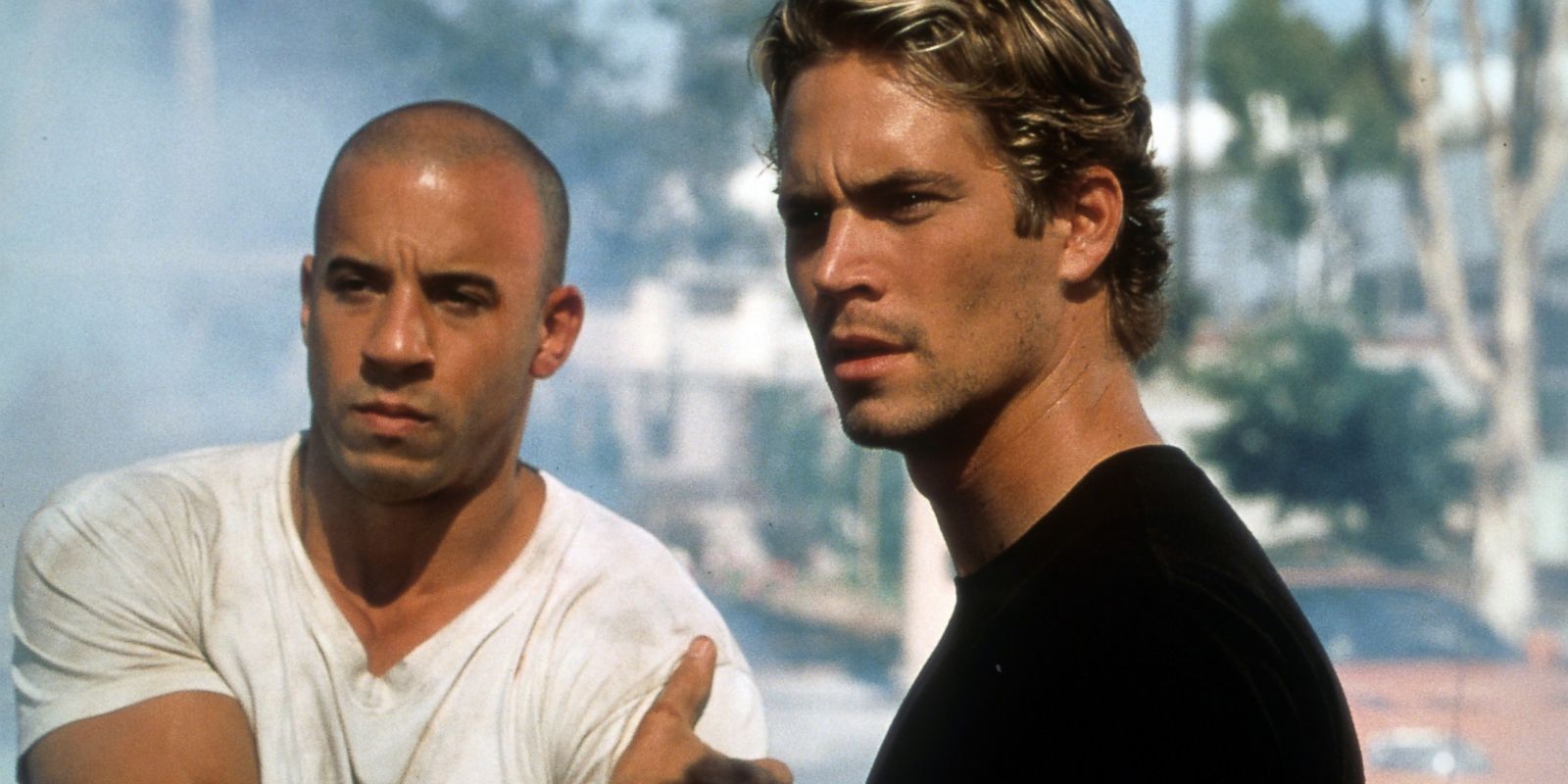 Vin Diesel and Paul Walker in The Fast and the Furious