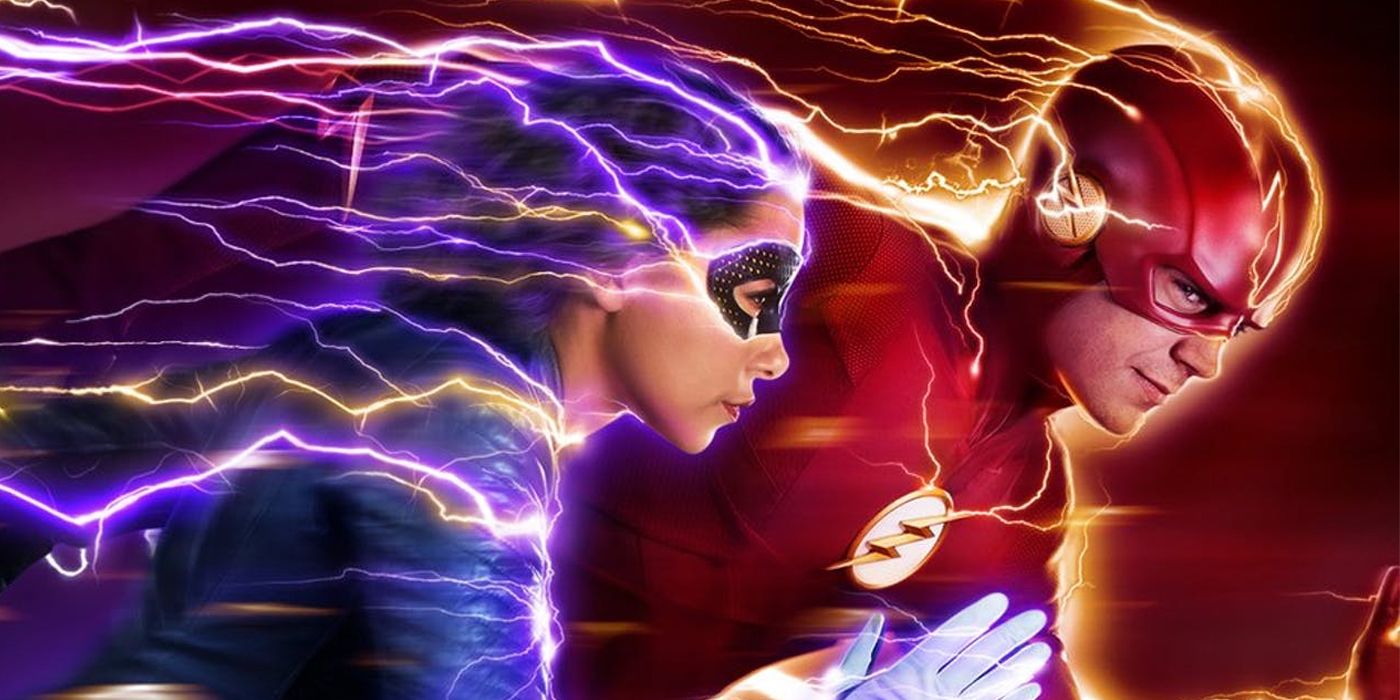 The Flash Why Iris Speedster Lightning Is Purple (& Not Yellow)