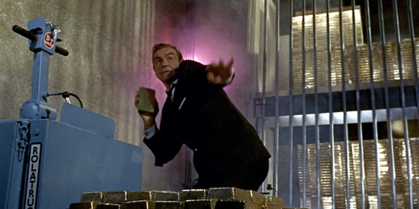 The Fort Knox vault in Goldfinger
