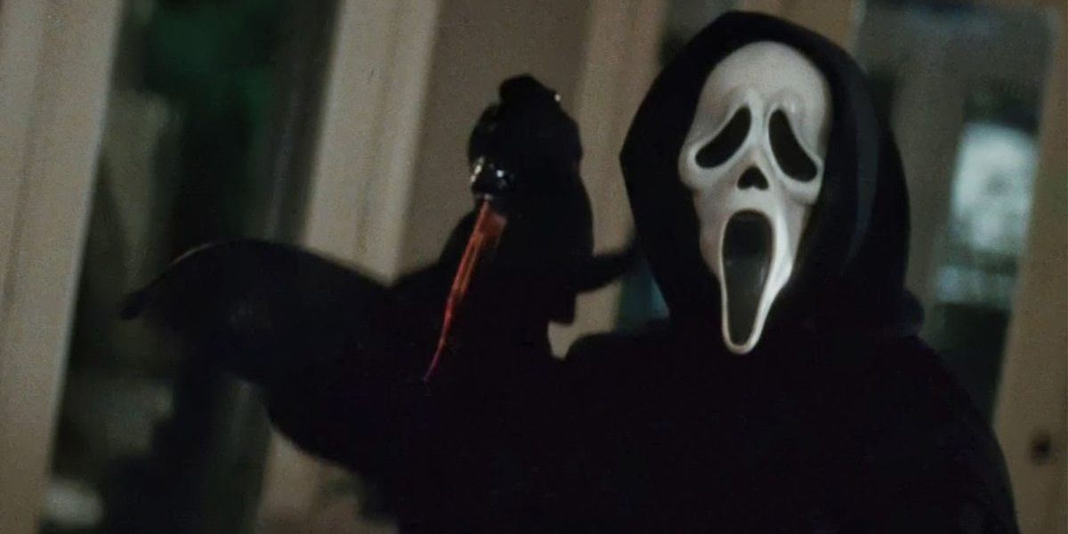The Ghostface killer in Scream