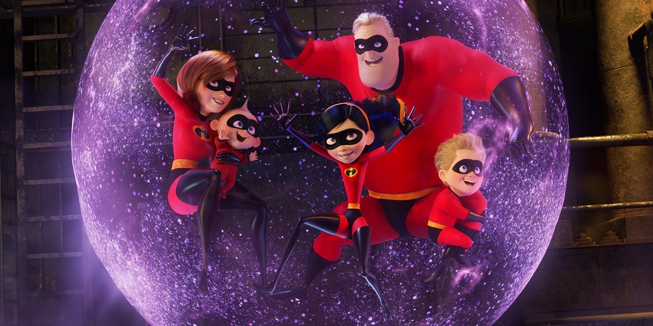 The Incredibles in a force field