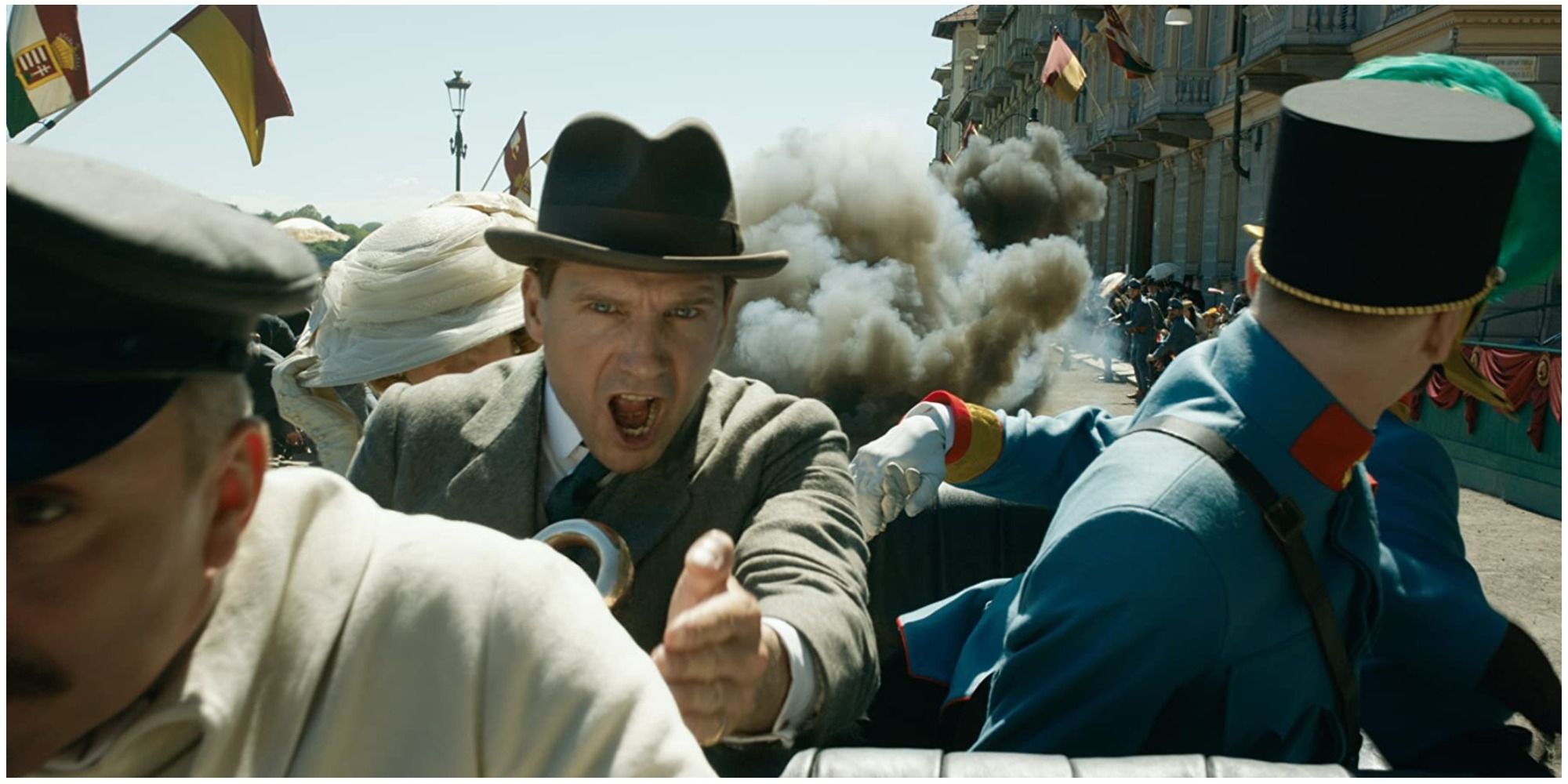 Ralph Fiennes as The Duke of Oxford in The King&rsquo;s Man