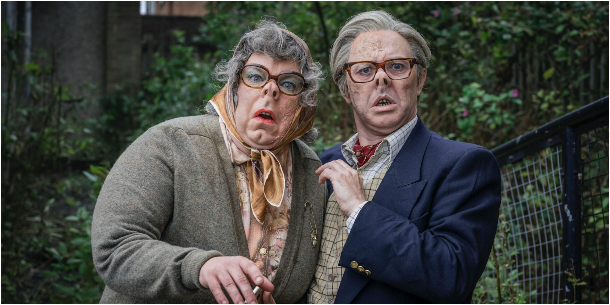 Uma captura de tela de Edward e Tubbs de The League of Gentlemen