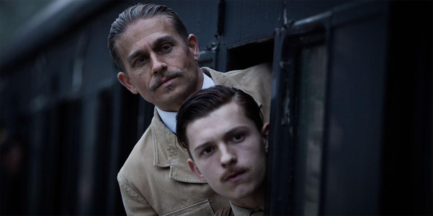 Charlie Hunnam and Tom Holland in The Lost City of Z
