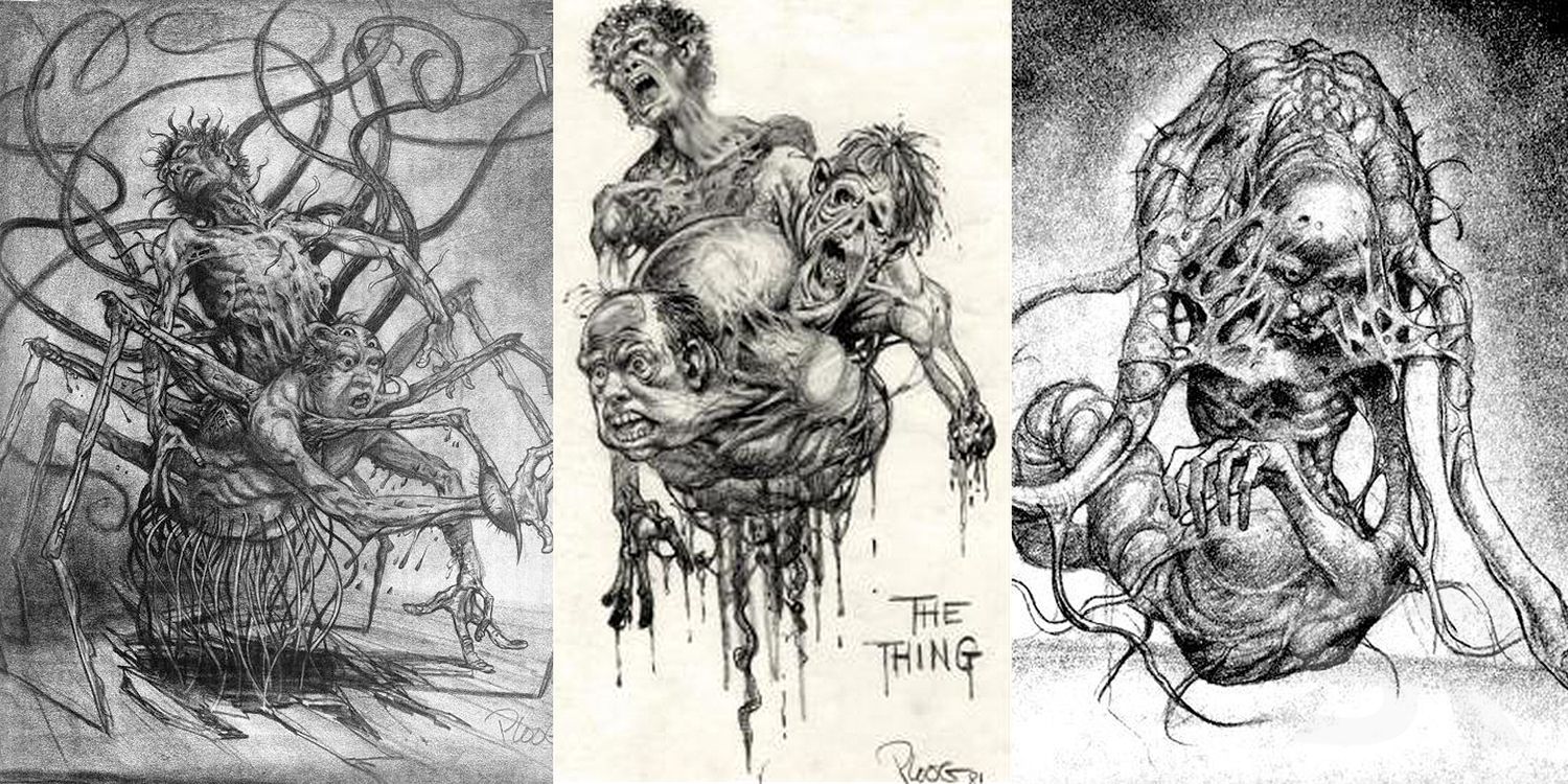 The Thing 1982 concept art by Mike Ploog