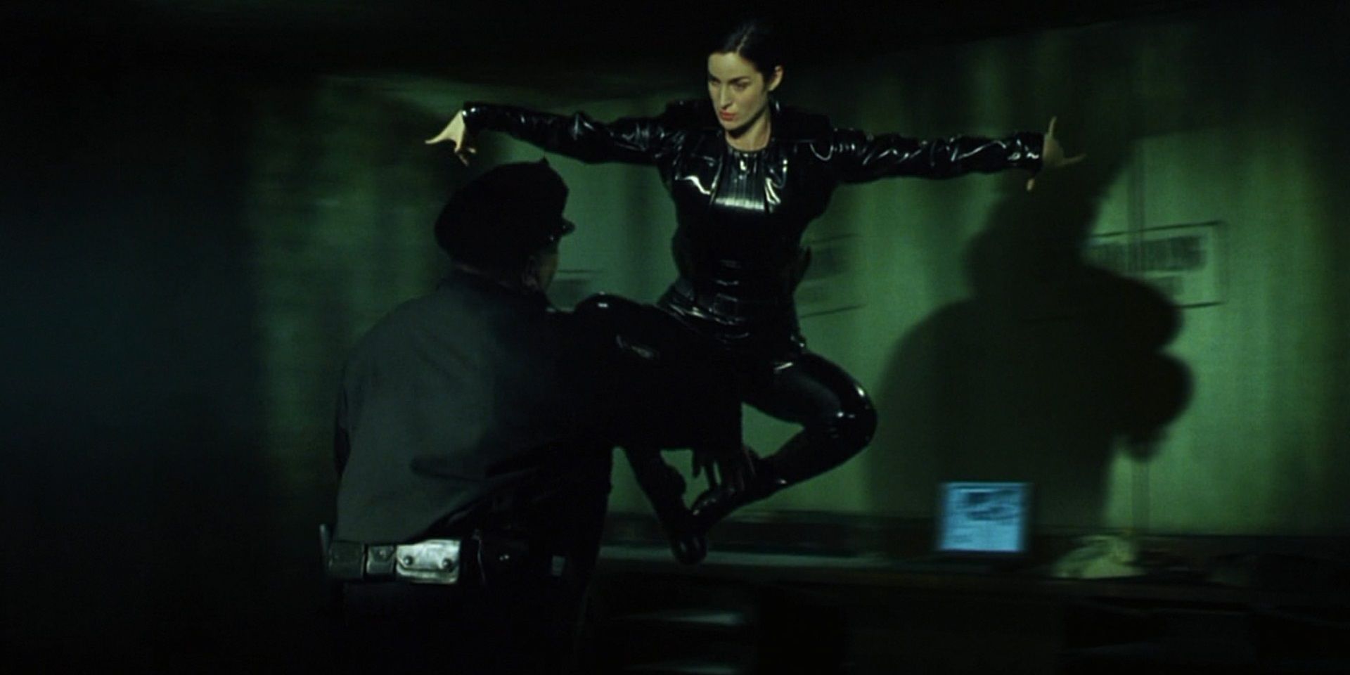 Bullet Time scene in The Matrix