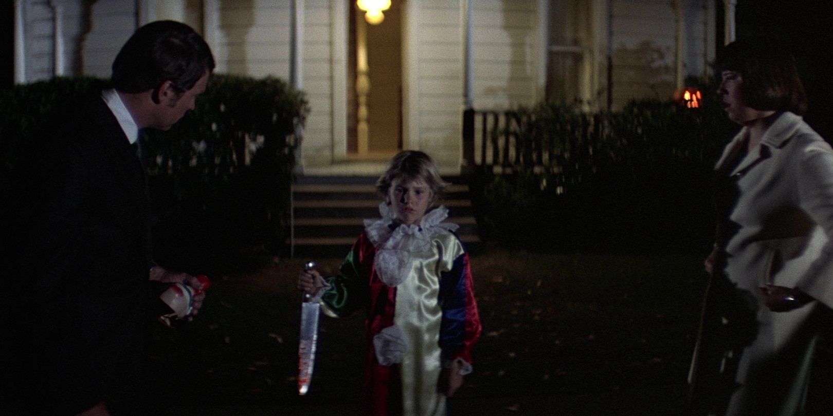 The opening scene of Halloween