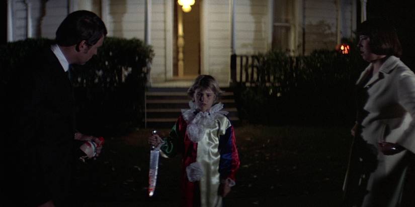 The opening scene of Halloween