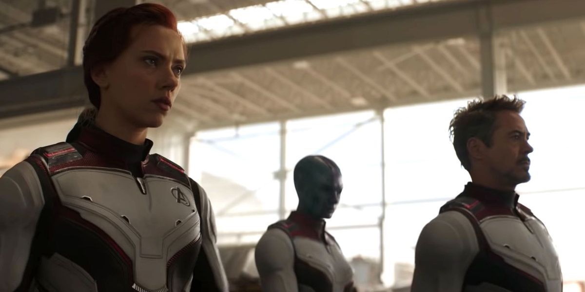 The white Avengers suits in Endgame