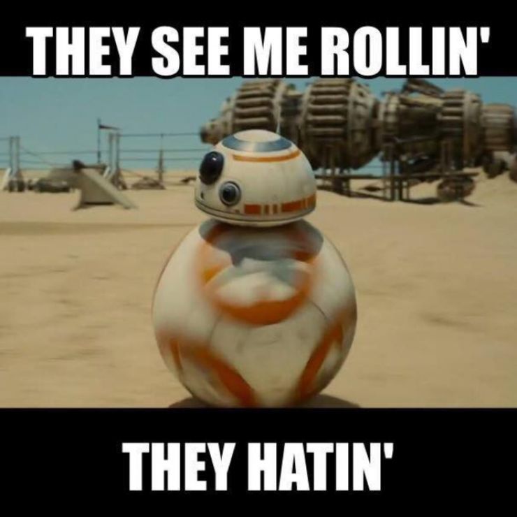 They See Me Rollin' They Hatin' Star Wars Meme