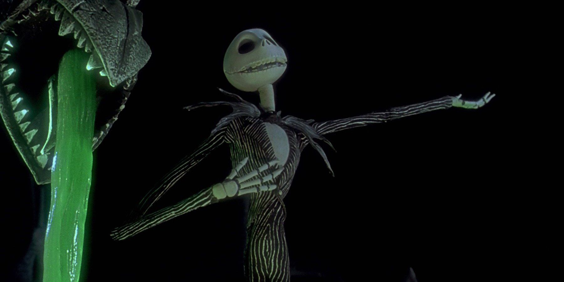 Jack emerges in Nightmare Before Christmas