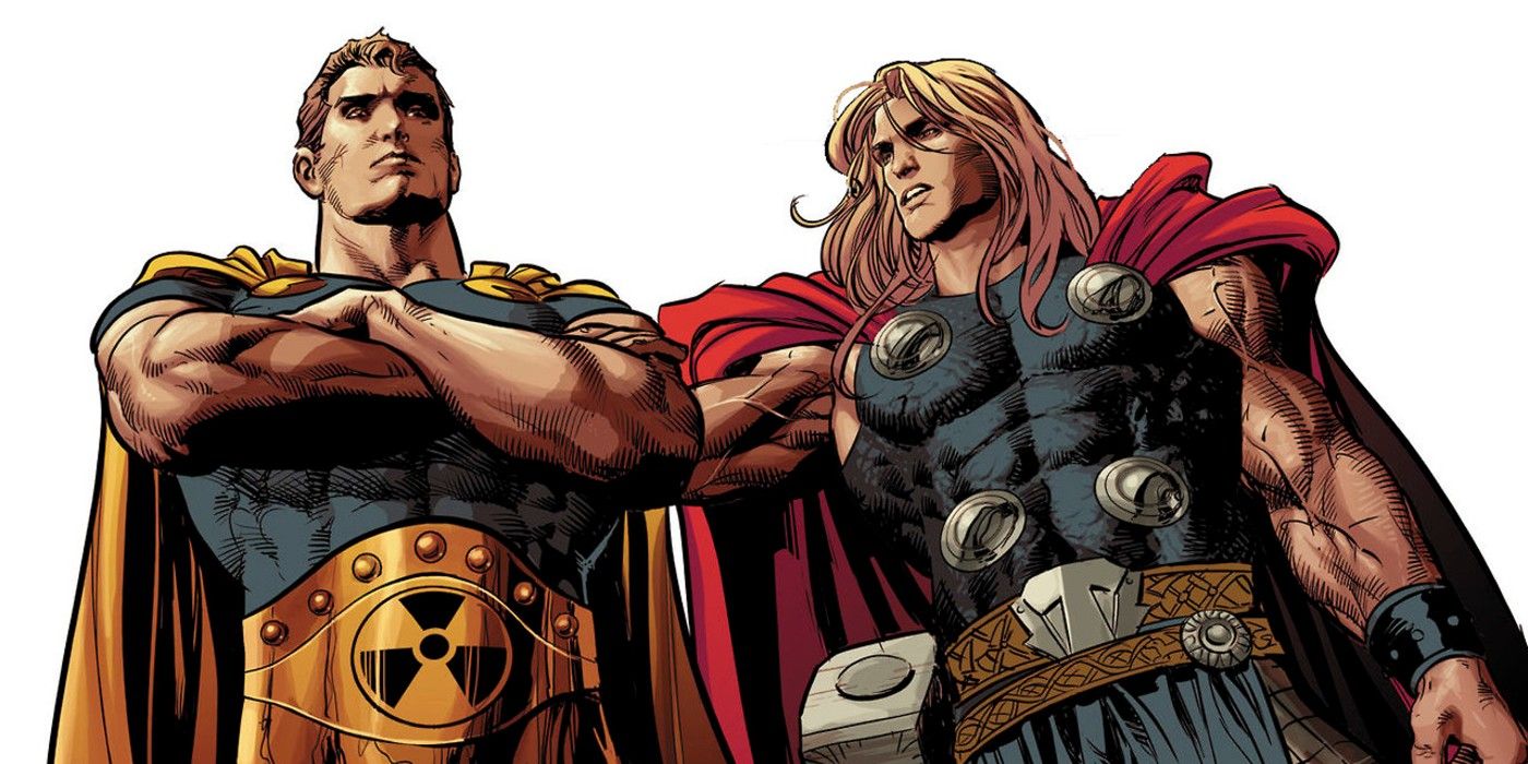 Thor and Hyperion Secret Wars Horizontal