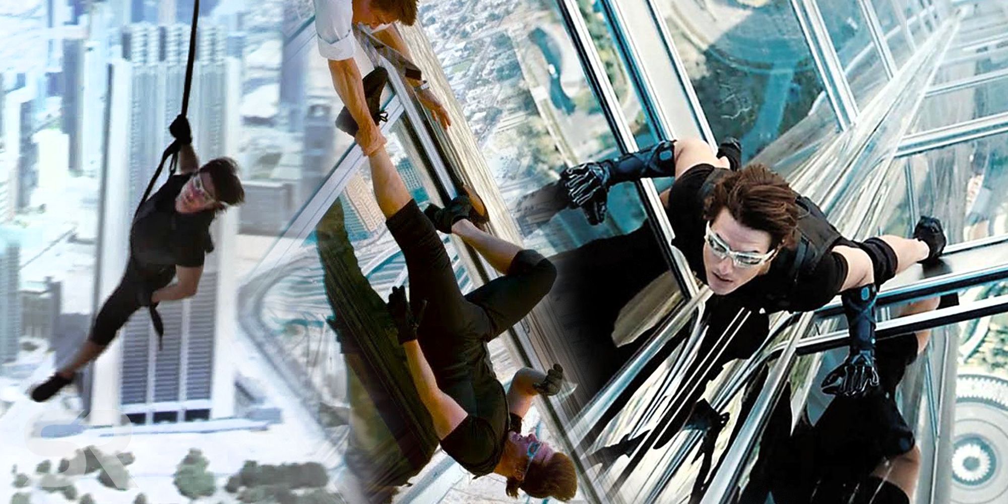 Tom Cruise Burj Khalifa stunt in Mission Impossible Ghost Protocol