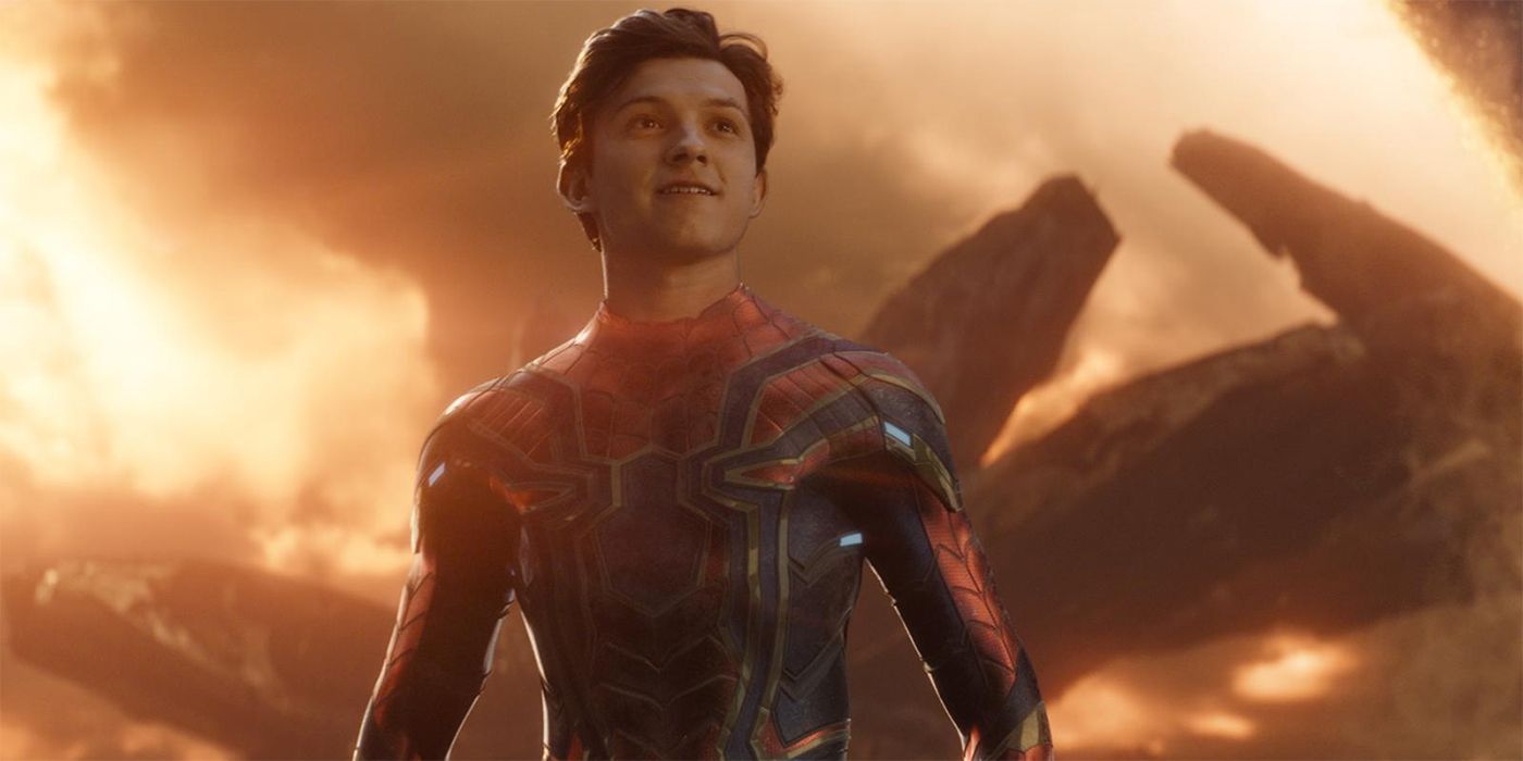 Tom Holland como Homem-Aranha parece confiante em Titã em Vingadores: Ultimato