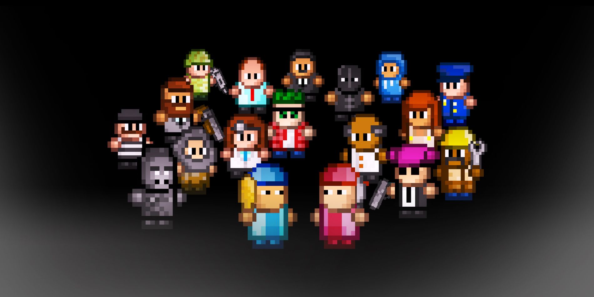 Unlockable Characters in Streets of Rogue