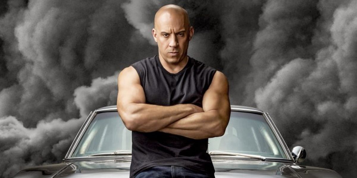 Vin Diesel in the poster for F9