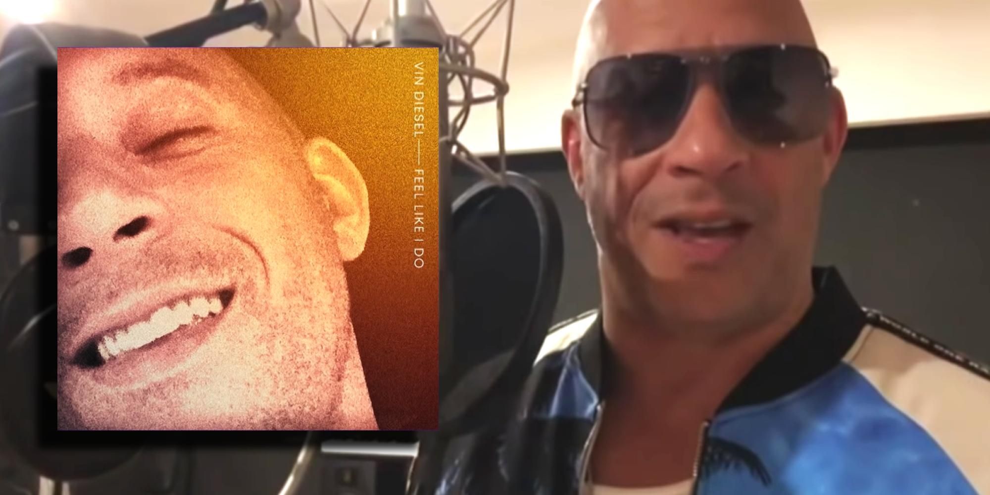 Vin Diesel with his debut single