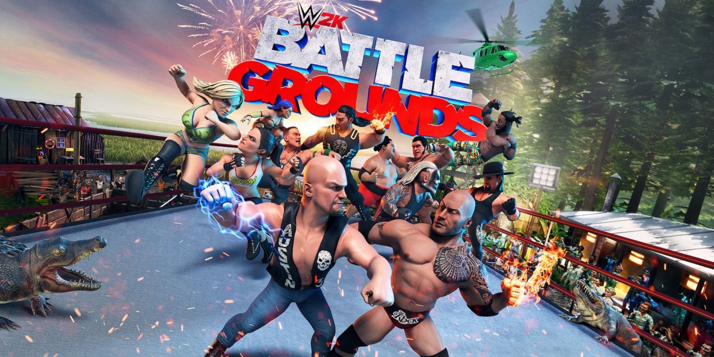 WWE 2K Battlegrounds Key Art