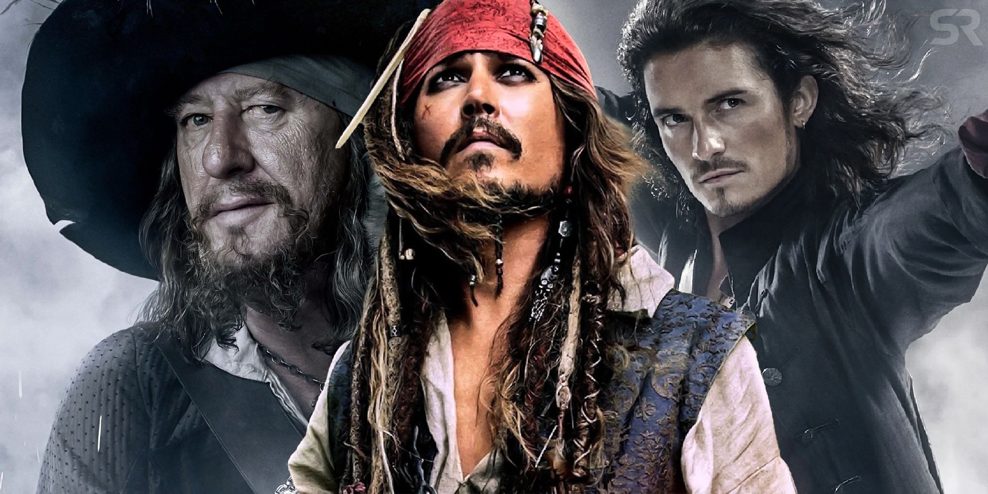 Will turner jack sparrow captain barbosa pirates of the caribbean