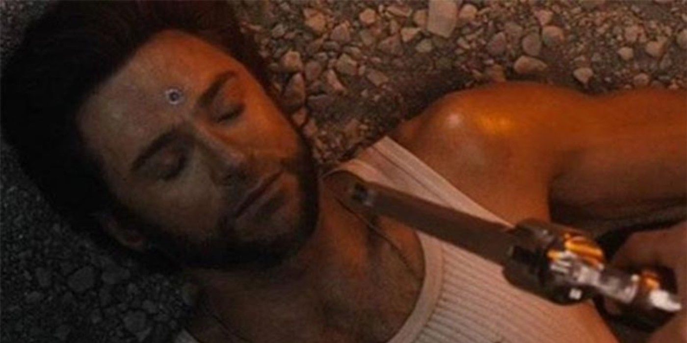 Wolverine shot with an adamantium bullet