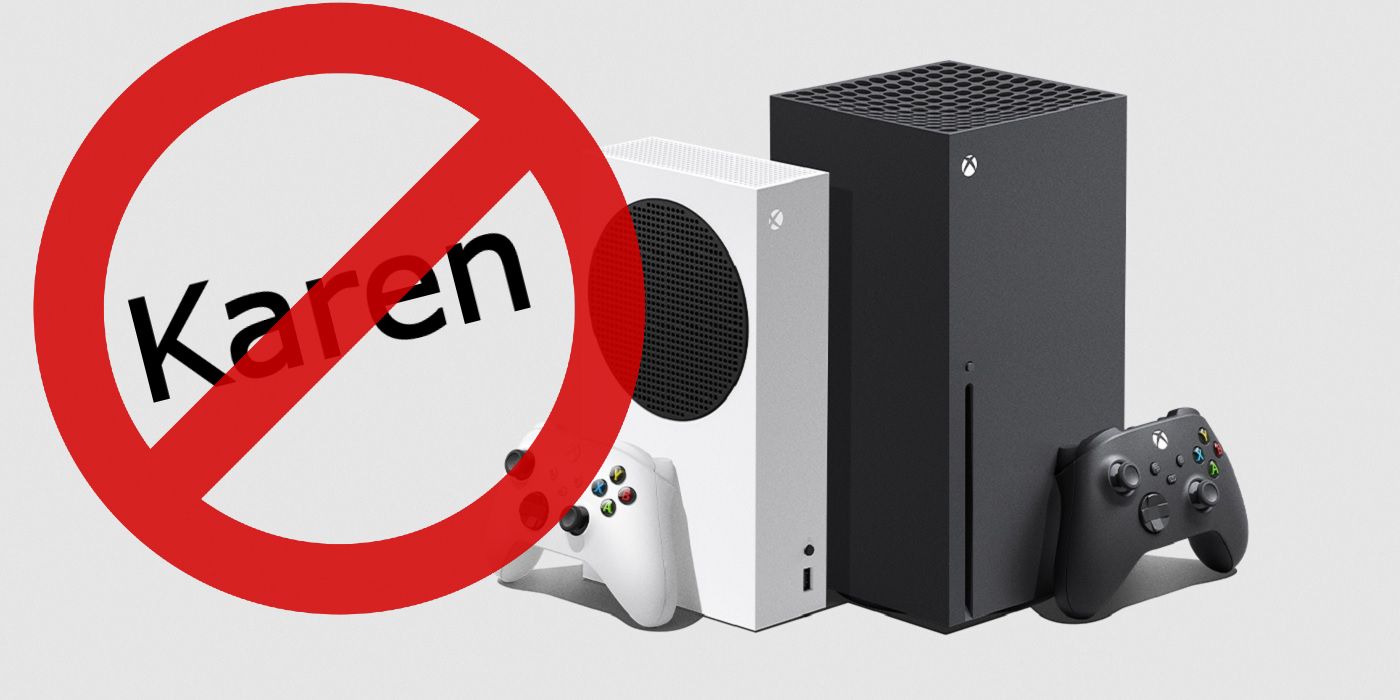 The Xbox Series S and X next-gen consoles with the name Karen banned.