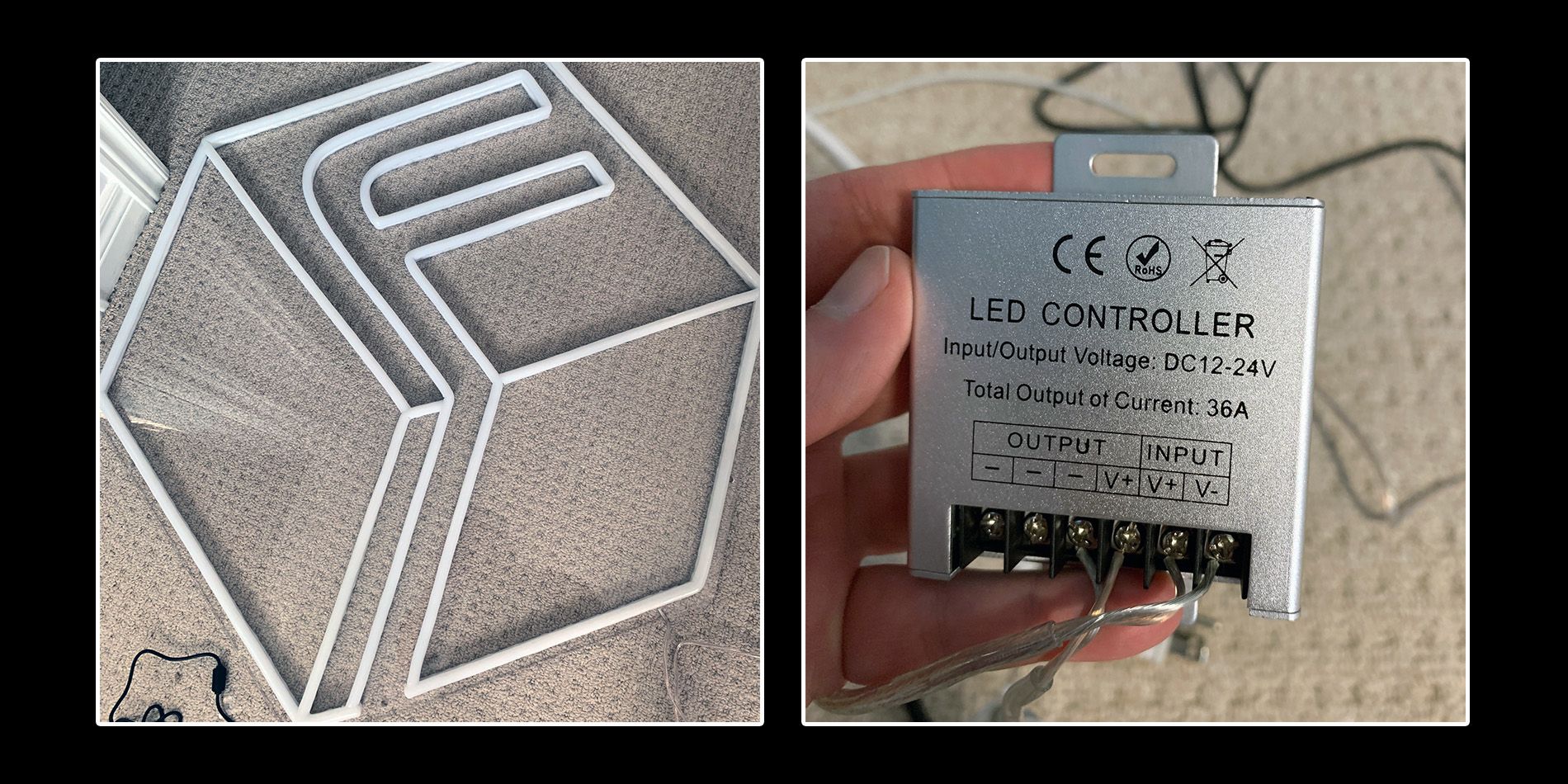 Yellowpop Custom Neon LED Sign Components Failcube