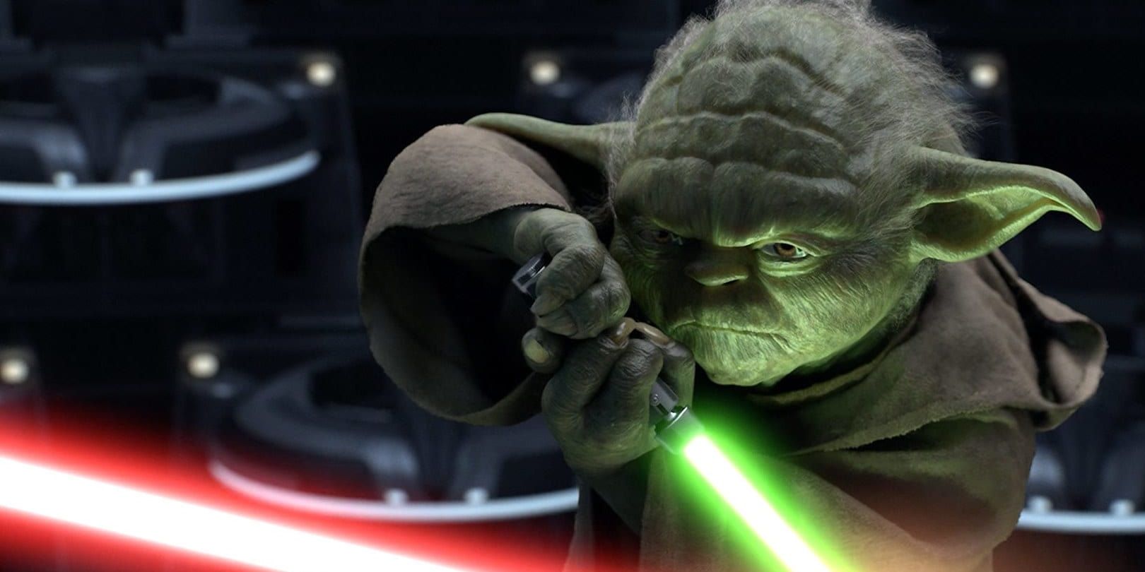 Yoda vs Darth Sidious in Revenge of the Sith