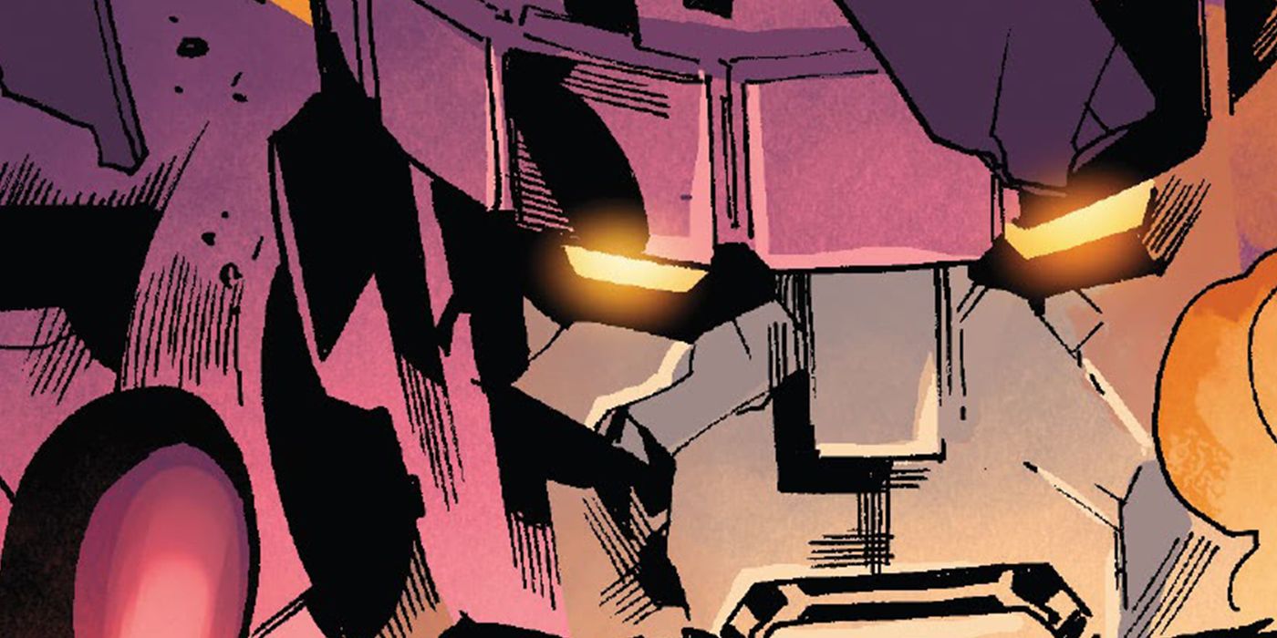 close up of a sentinel from x men