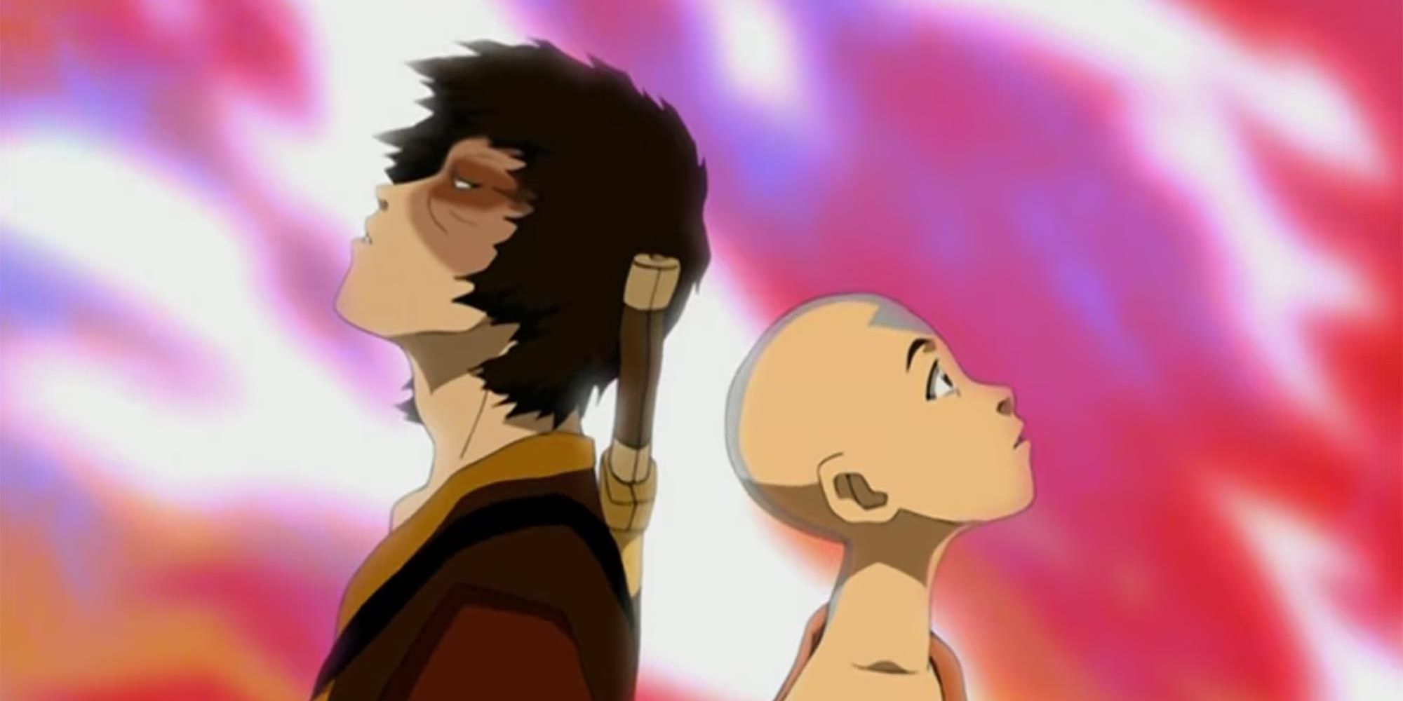 Aang and Zuko in Avatar the Last Airbender