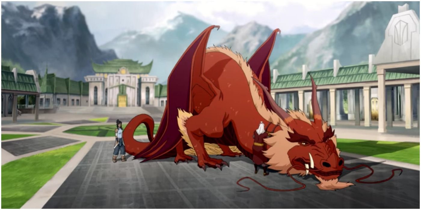 Zuko's Dragon Druk, The Legend of Korra