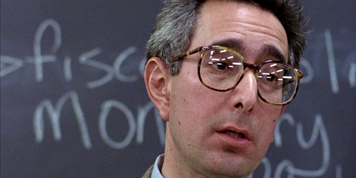 Ferris' droning economics teacher in Ferris Bueller's Day Off