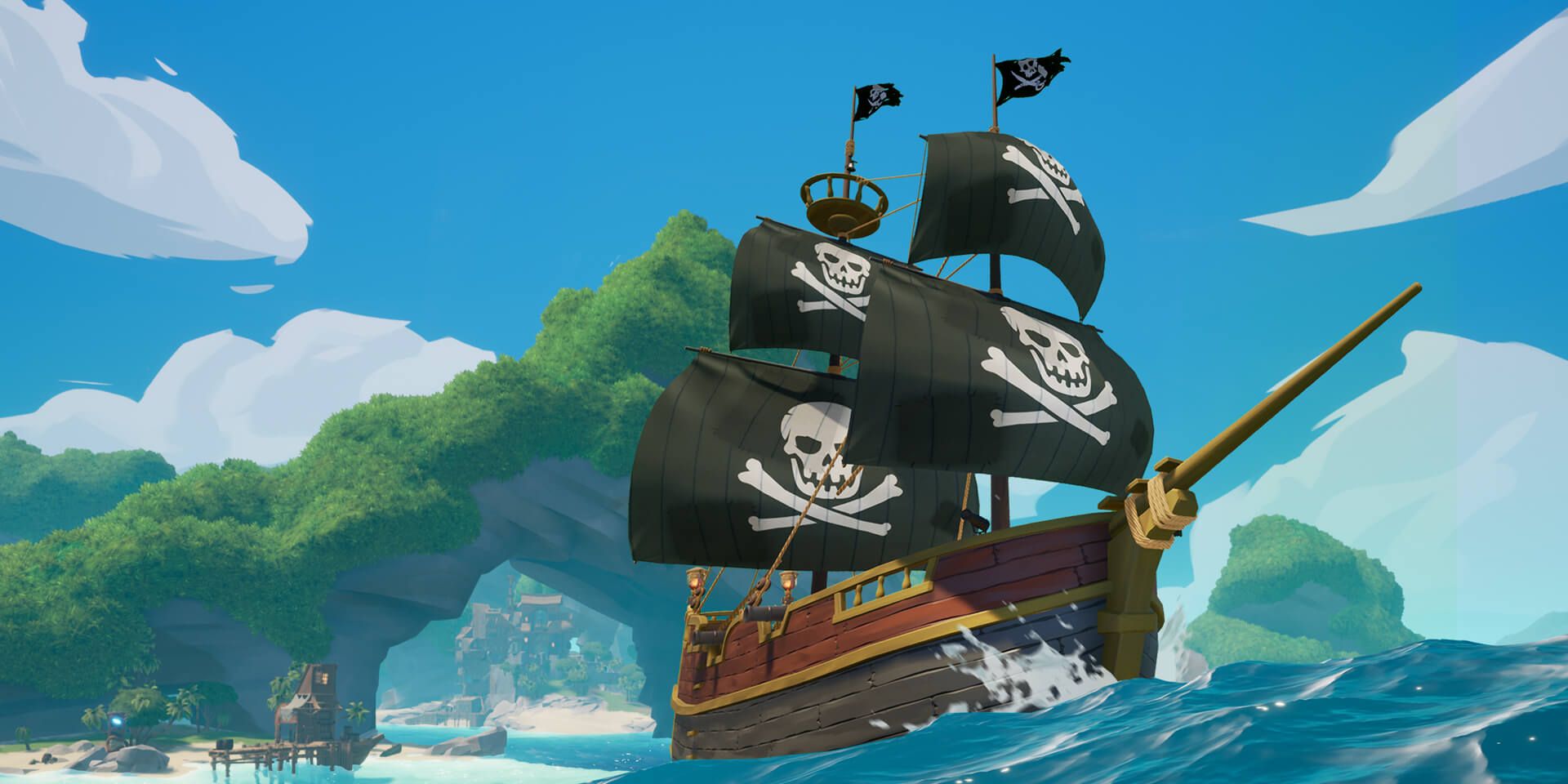 blazing sails pirate ship