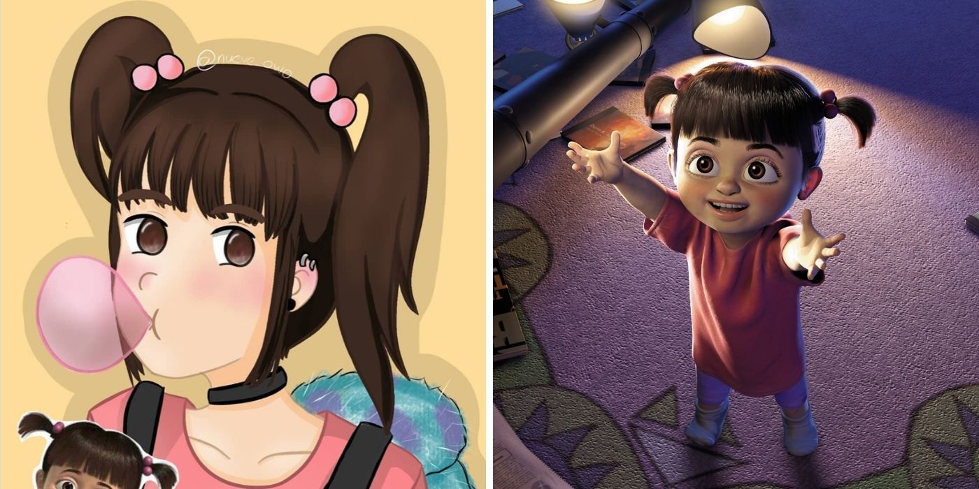 boo from monsters inc fan art