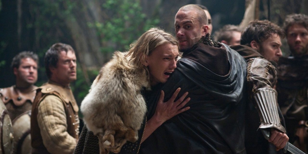 Arthur crying in Camelot