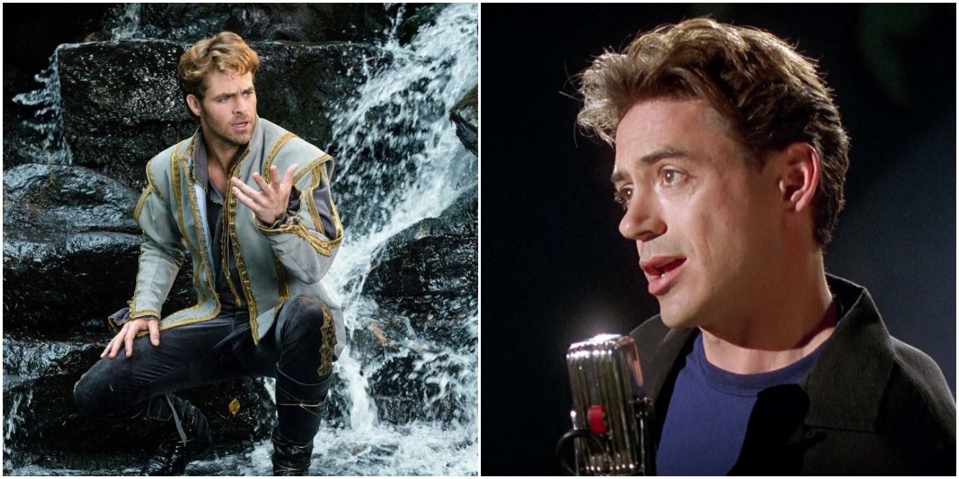 chris pine robert downey jr musicals