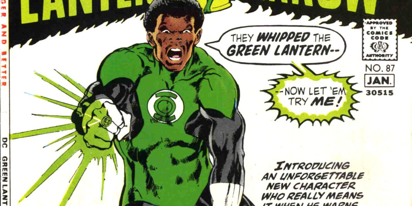 Cover art of Green Arrow #87, John Stewart’s debut.