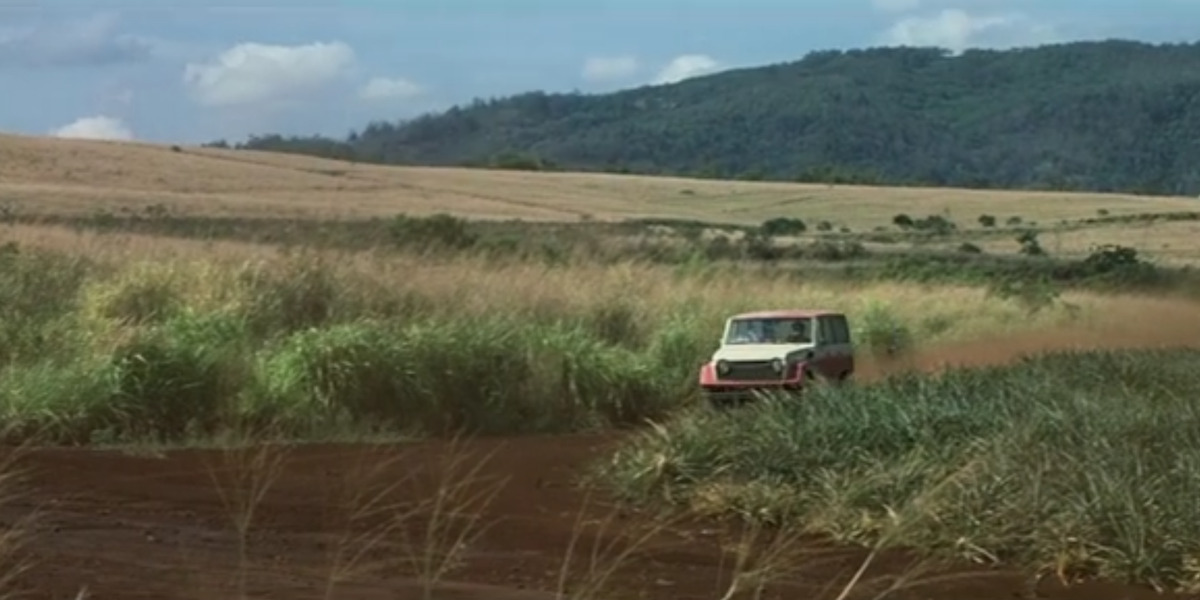 50 First Dates (2004) driving through field