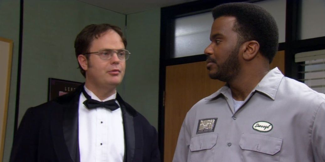Dwight Schrute and Darryl Philbin in The Ofice