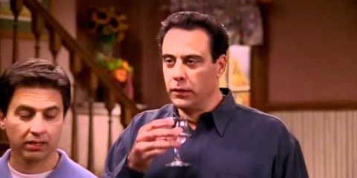 everybody loves raymond robert drink on chin