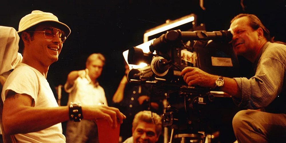 Terry Gillam directs Fear and Loathing in Las Vegas