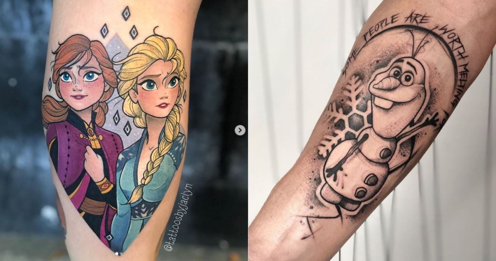 And again…. FROZEN 3 IS CONFIRMED. Elsa should take me out , got me on my  knees and all #tattoo #tattoos #tattooed #tattooartist #ta... | Instagram