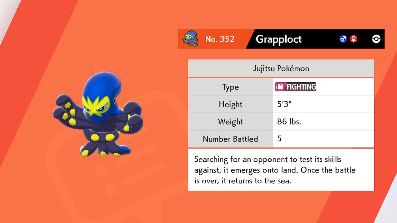 How To Find (& Catch) Grapploct in Pokémon Sword & Shield