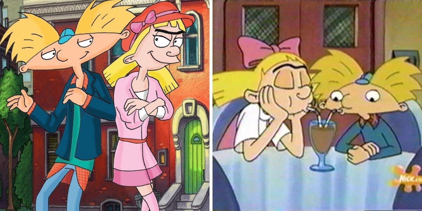 hey arnold fan art - arnold and helga