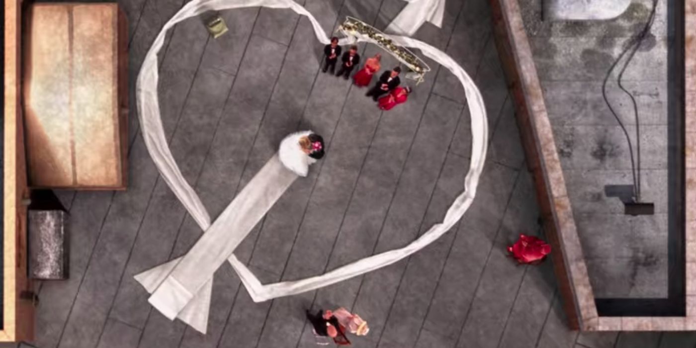 Howard and Bernadette&rsquo;s wedding from a satellite on TBBT
