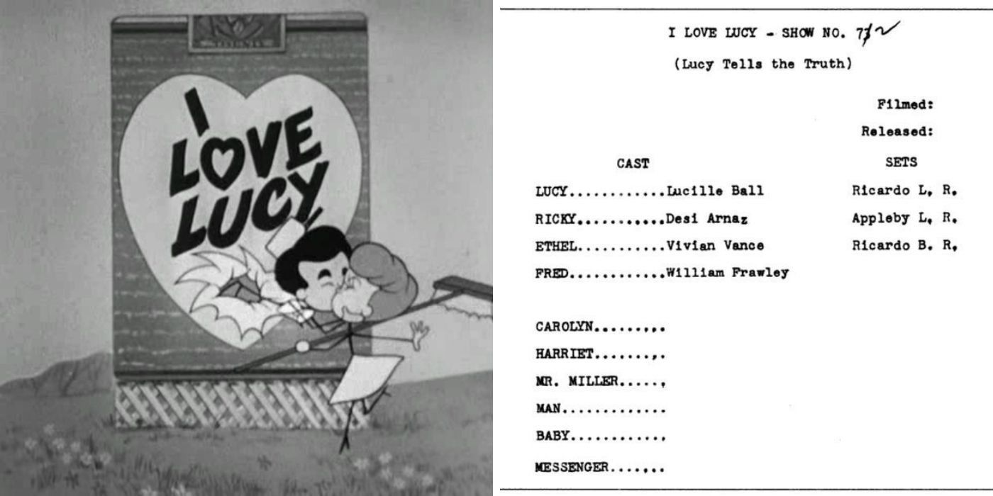 i love lucy signs - the show