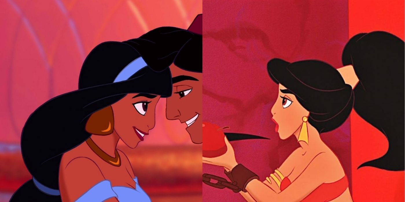 jasmine&rsquo;s ponytails in aladdin