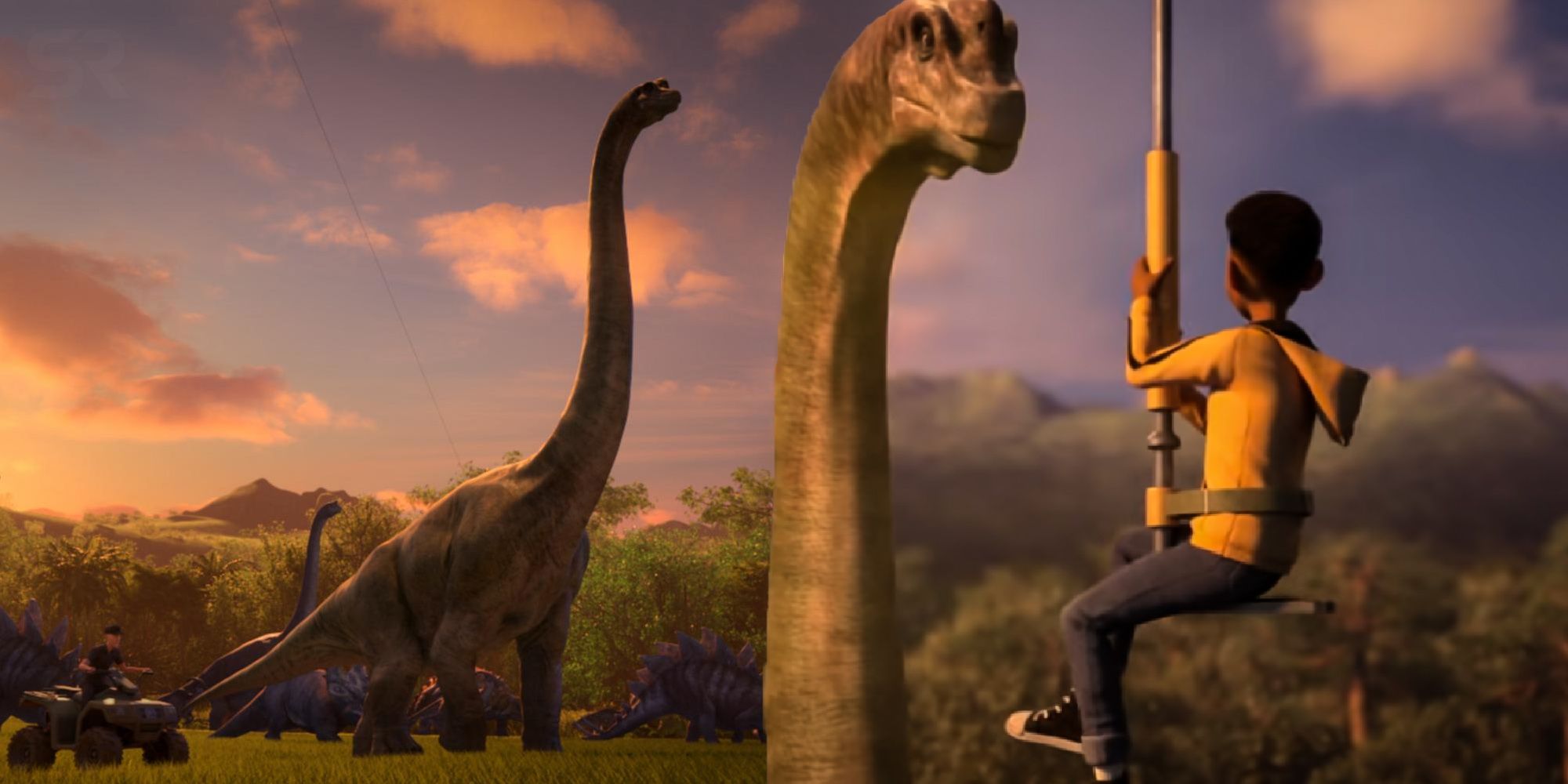 A Brontosaurus in Camp Cretaceous
