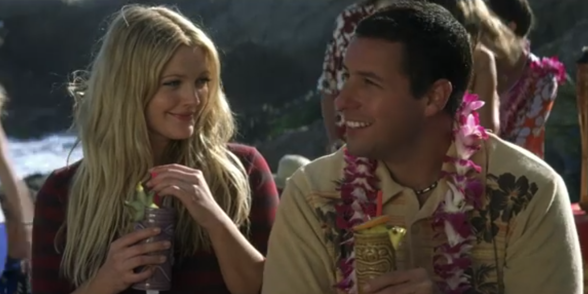 50 First Dates (2004) Lucy Whitmore, Henry Roth with lei