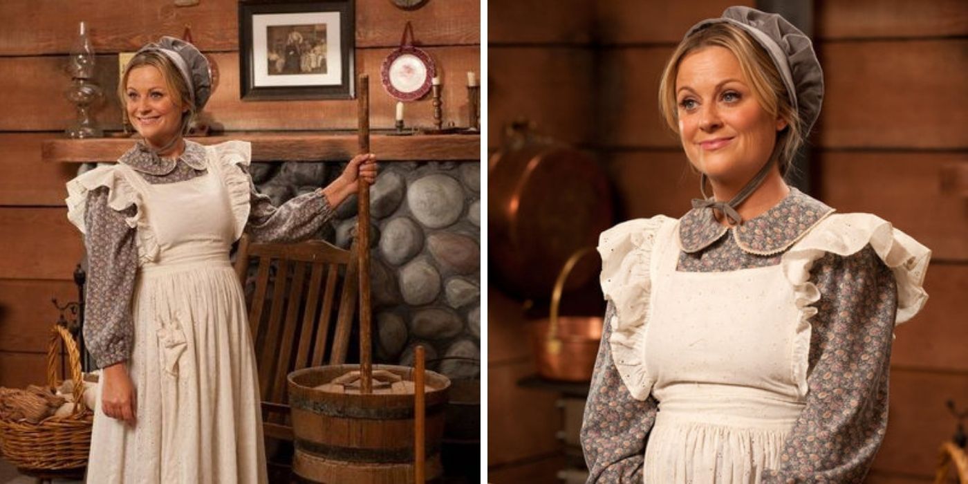 leslie knope in traditional garb - parks and rec